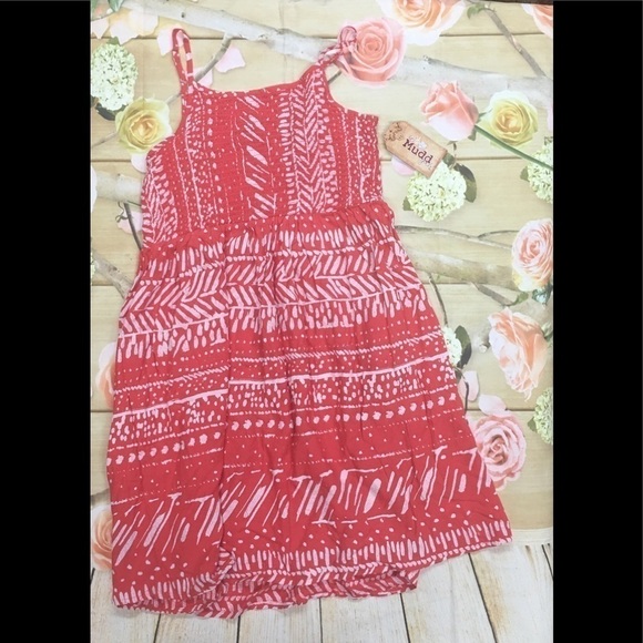 Mudd girls Smocked Top skater dress sz 161/2 NWT - Picture 1 of 2
